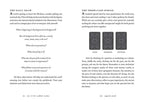 An open book from the Tarot of the Woodland Wardens by Jessica Roux, published by Simon & Schuster, displays tarot card reading instructions—such as The Daily Draw and The Three-Card Spread—alongside three nature-themed illustrated tarot cards labeled Past, Present, and Future.