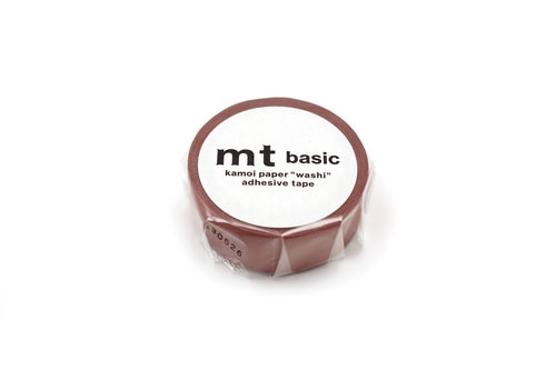 A roll of reddish-brown mt masking tape (Sweet Bella) in clear plastic packaging.