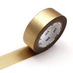 A roll of Washi Tape: High Brightness Champagne Gold metallic washi masking tape.