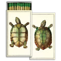Matches - Turtles by HomArt: A box of safety matches with a vintage turtle illustration, featuring a green and brown shell—both decorative and practical, ideal as a charming hostess gift or unique accent for any home.