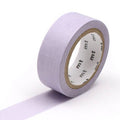 A roll of Pastel Lavender mt masking tape in a solid pastel lavender color.
